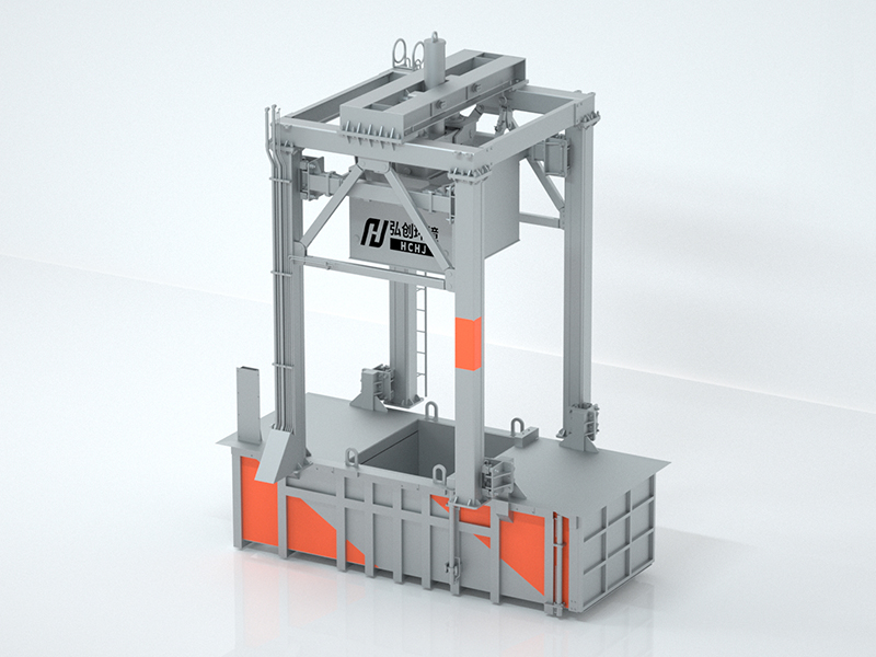 三缸四柱垂直 垃圾压缩中转站